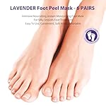 Foot Peel Mask 6 Pack, Exfoliator Foot Peel Mask for Dry Cracked Feet, Exfoliating Foot Mask for Callus, Dead Skin Removal, Baby Soft Feet For Men Women (Lavender) - Image 4