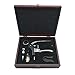 Produktbild Dfghbn Weinöffner-Set All-In-One Wein Flaschenöffner Kit, Hebel Wein Korkenzieher Set, Kaninchen Handbuch Weinkorken Remover Set Hochzeitswein Geschenkset (Farbe : Black, Size : 21x26.5x6cm)