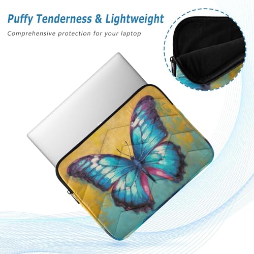 Funda para portátil 13-14 pulgadas con diseño mariposa miniatura 5