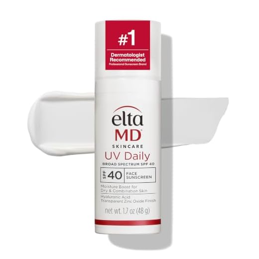 EltaMD UV Daily SPF 40 Sunscreen Moisturizer Face Lotion, Sunscreen Moisturizer With Hyaluronic Acid, Broad Spectrum Hydrating Sunscreen Lotion, Non Greasy, Sheer, Zinc Oxide Formula, 1.7 oz Pump