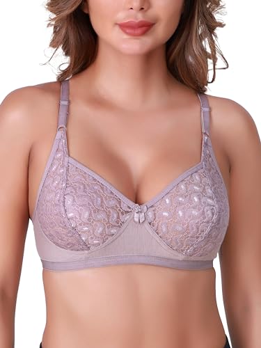 Image of SKDREAMS Naina Net Seamed Non Padded Full Coverage Non-Wired Women Full Coverage Bra