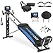 Total Gym Home Gym Workout Machine Equipment w/ Squat Stand, Leg Pull, & 2 Ankle Cuffs