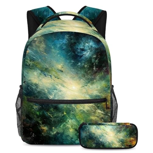 Sac à dos avec trousse à crayons ensemble de 2 sacs d'école pour adolescents