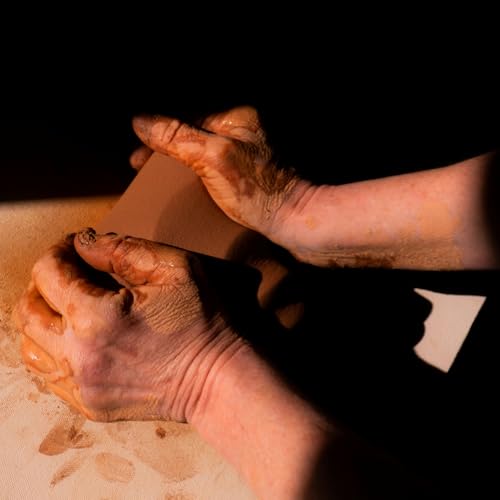 Image of Deouss 20 lbs Low Fire Pottery Clay - Terra Cotta, Cone 06. Earthware Potters Throwing Clay.Ideal for Wheel Throwing,Hand Building,Firing and More,Pottery Clay for Sculpting,Beginners and Advance