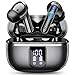 Bluetooth Kopfhörer, In Ear Kopfhörer Kabellos Bluetooth 5.4, 46 Std Bass 3D Stereo Wireless Earbud, USB-C-Schnellladung, 4 ENC Noise Cancelling Mic, IPX7 Wasserdichte In Ear Ohrhörer für Sport Gym.