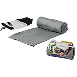 Cloudz Extra Large Airplane Travel Blanket for Your Flight, Car, Camping, Home or Comforting Warmth Anywhere! Includes Warm Cozy Pockets for Your Feet and a Travel Bag - Charcoal