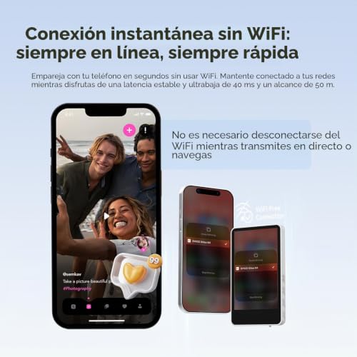 Monitor de vlog magnético SYNCO XView M4 para encuadrar selfies con cámara trasera 3