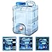 BESPORTBLE Water Container with Tap, 10L Portable Plastic Water Bucket Driving Water Tank Water Bottle Carrier for Outdoor Camping Travel Bucket Home Emergency Drinking Storage Kettle
