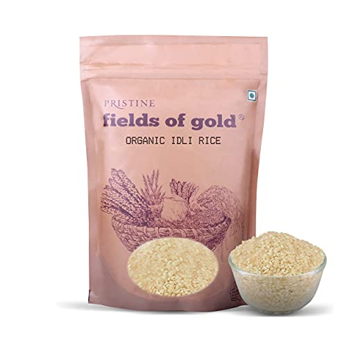 Image of PRISTINE Fields of Gold Organic Idli Rice, 1 kg (Pack of 4)