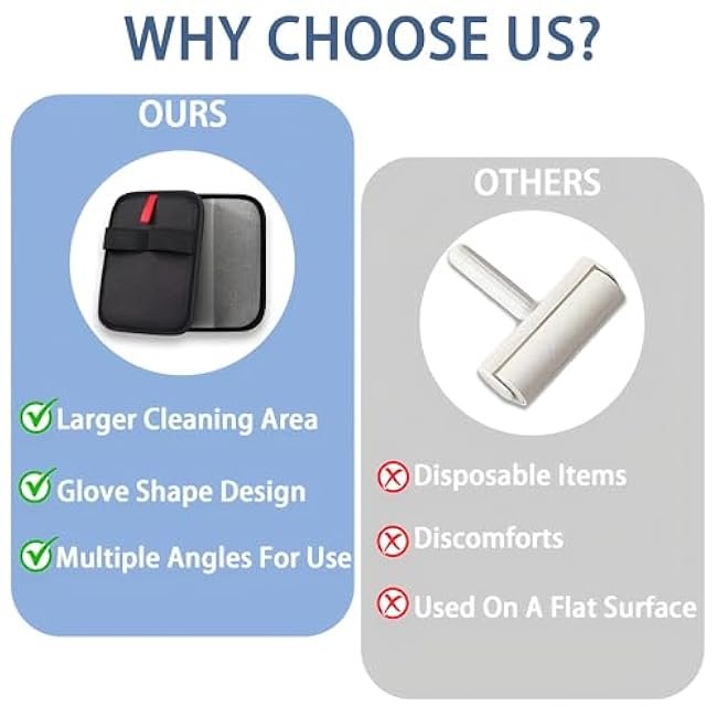 Pet Hair Remover,2 PCS Pet Hair Removal Glove,Electrostatic Gloves for Cats&Dogs,New Upgrade Efficient Grooming Gloves for Pet Hair,Reusable Animal Fur Removal Tool for Couch,Furniture,Carpet,Curtain-rDuWQlkr