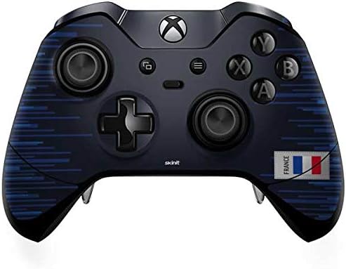 Skinit Decal Gaming Skin Compatible with Xbox One Elite Controller - Originally Designed France Soccer Flag Design