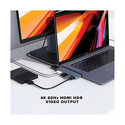 Hub USB C 7 en 2 para teletrabajo con conexión Gigabit Ethernet 6