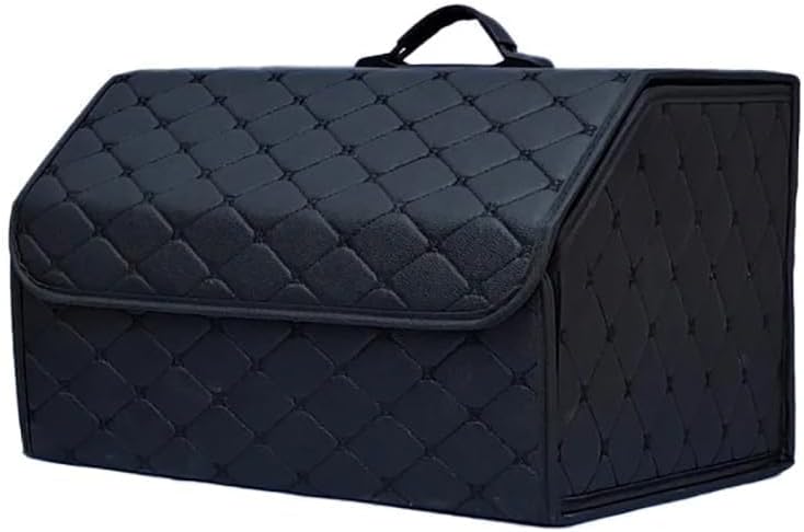 GLYGLY Maletero Organizador para Coche para BYD S7, Coche Bolsa de Almacenamiento Base Antideslizante Plegable Accesorios PU,M