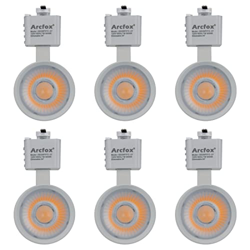 Arcfox 7W LED Track Lighting Heads 4000K 2 Wire Single Circuit J Type