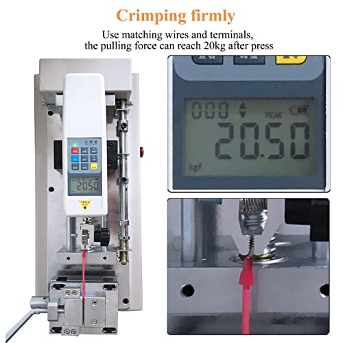 Huanyu Pneumatic Crimper Wire Crimping Machine Pneumatic Crimping Pliers Wire Shear Clamp1.25-2.0-5.5Mm Air Pressure Terminal Crimping Tool Metal For Wire Connector Terminal Nipper Parts #TOP6