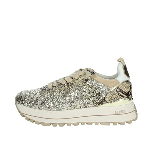 Baskets femme cuir beige Liu Jo chaussures tendance BF4001TX007