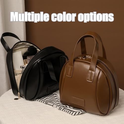 Multi Layered Shell Shaped Cosmetic Bag, Expectatioin Cosmetic Bag, Practicablek Cosmetic Bag, Portable Makeup Waterproof Waterproof Storage Bag with Compartments-White2