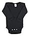 MONAG Unisex Baby Bodysuits (6-12M, Black)