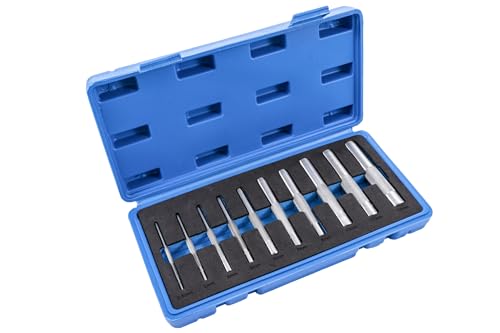 Condor Werkzeug 8580 | Locheisen-Satz | 10-tlg. | 2,5-12 mm | Lochstanzen Set | Stanzeisen Satz