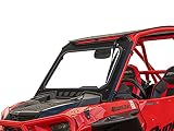 SuperATV Vented Glass Front Windshield for 2018-2021 RZR XP Turbo S/XP 4 Turbo S | DOT Approved Laminated Safety Glass | Includes Manual Wiper | Easy to Install | Rattle-Free Fit