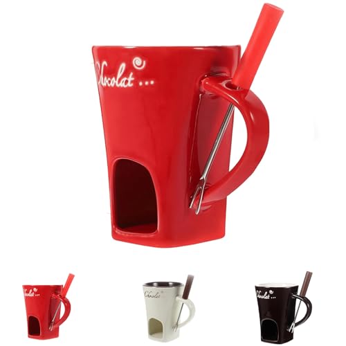 Generisch Schokoladenfonduetasse 2er-Set 'Chocolat'
