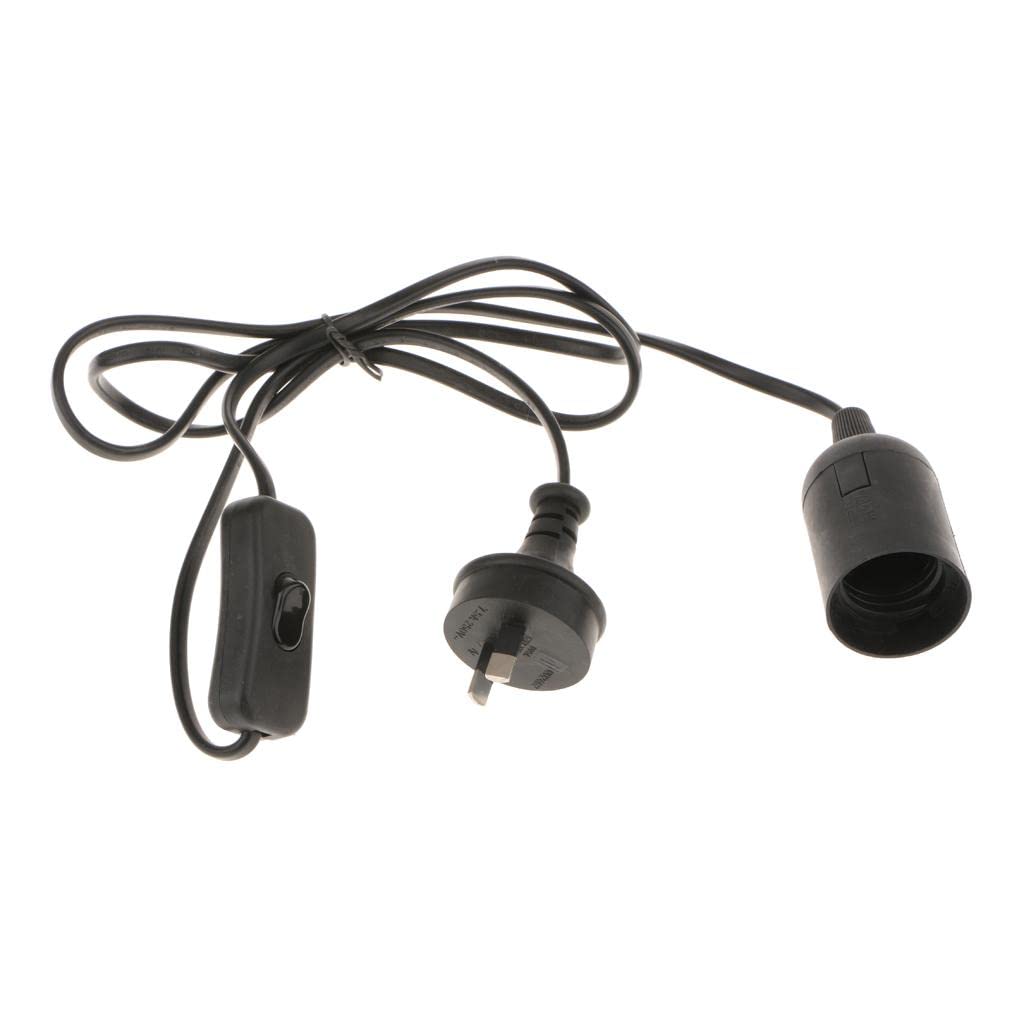 ATORSE® E27 Light Bulb Socket Lamp Holder to Au Plug Power Cord Adapter with Switch-image-26