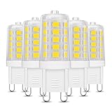 [Kein Flackern und kein Flimmern] Eine konstante Helligkeit mit 400 Lumen wirkt gegen den Augenschutz sehr gut. Außerdem gibt es kein Flackern und Flimmern im Vergleich mit anderen G9 LED Leuchtmittel.