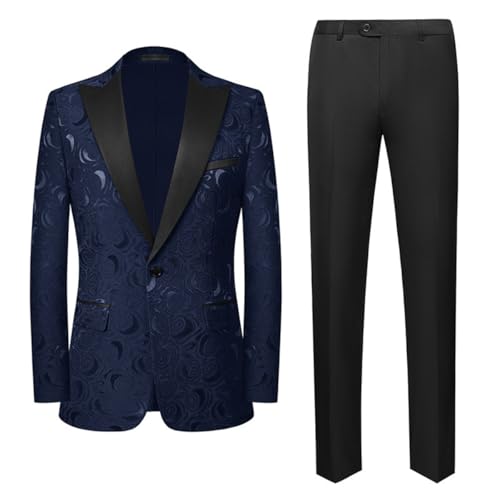 Smoking de marié jacquard pour homme éliminant le manque d'élégance aux fêtes