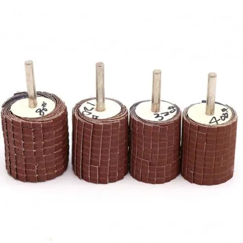 Dischi lamellari per smerigliatrice angolare, Disco abrasivo a lamelle for levigatura, Gambo da 6 mm, for Trapano e smerigliatrice, Grana 150-400(150)