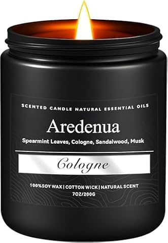 Aredenua Cologne Candles for Men, Candles for Home Scented, 7 oz — $9.47 (27% off)