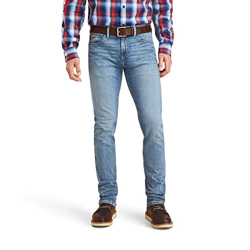 Photo de ARIAT Jean slim Ramon M8 Modern pour homme, Gaviota, 38W / 34L