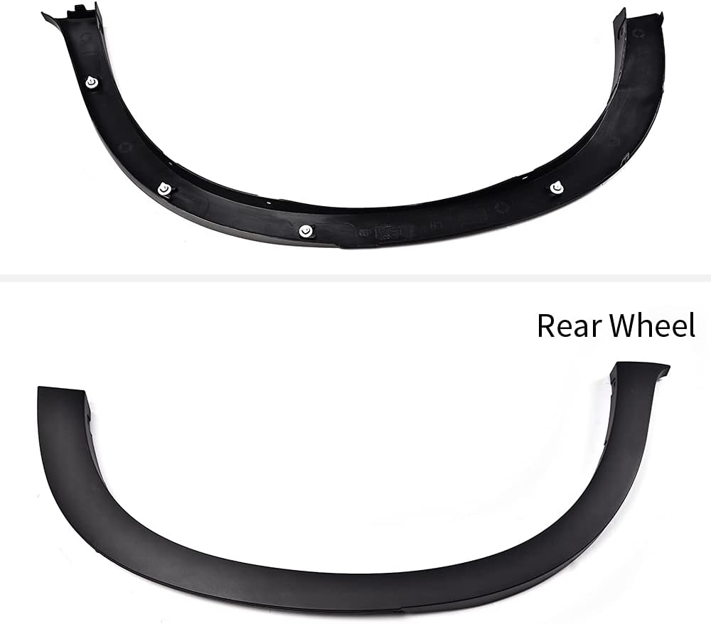 GRAND ORANGE Wheel Fender Flares Cover Compatible with 2007-2013 BMW X5 E70 with 20" / 21" wheel models only (Do not fit M models) Smooth Accessories