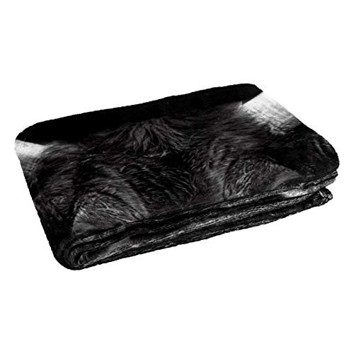 Couverture imprimé tête de taureau finitions haut de gamme 150x100 cm - 3