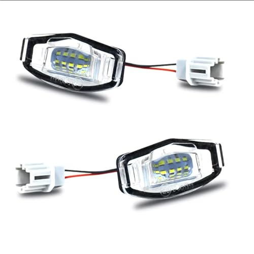 Luz placa matrícula LED blanca que elimina la luz amarilla en RL e ILX