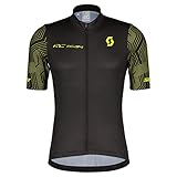  Scott RC Team 10 - Maglietta da ciclismo, corta, colore: nero/giallo