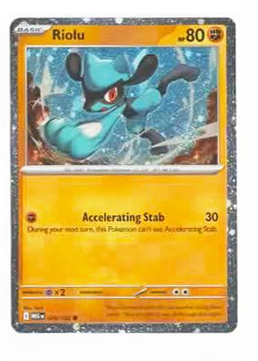 Pokemon - Riolu 076/132 - Mega Evolution Cosmos Foil Promo Collector Chest Exclusive- Single Card