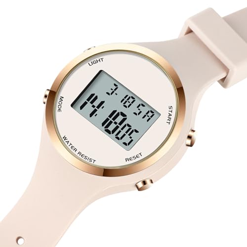 XCZAP Waterproof Watch Outdoor Sport Watches Chronograph Silicone Strap Alarm Clock Waterproof LED Digital Watch (Alloffwhite) by XCZAP - Used condition - US$15.31
