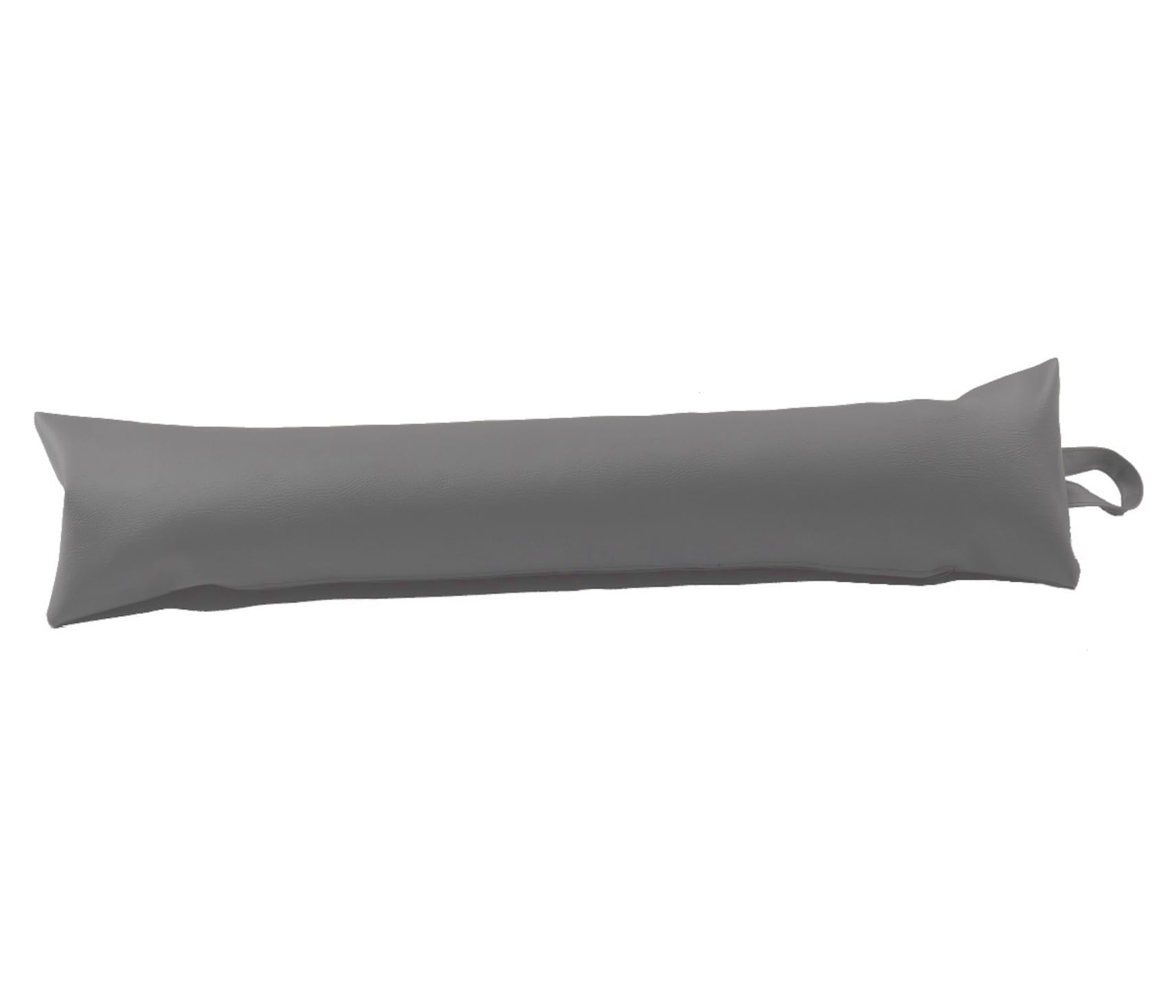 Classic Home Store Grey Leatherette Draught Excluder Faux Leather French Patio Door Long Draft Stopper (3ft)