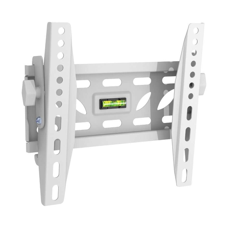 intec brackets – Strong Slim fit Flat TV Wall Mount with adjustable in White - fits screens 19-40 inch Screens. Extra strong 50KG Rated.