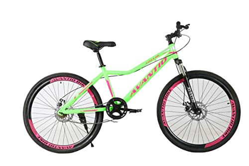 Image of AVANTIO LIZZA 26 - MTB Single Speed Cycle - Green & Blue - Now Buy 26 Single Speed ONLY at 6,000 Women, Unirsex Single Speed Cycle- 14' inch Frame