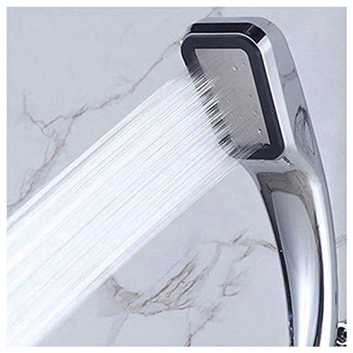 77Jok High Pressure Shower Head - 300 Holes Showerheads Bathroom Shower Head Powerfull Boosting Water Saving Anti-Leak High Pressure Shower Head Square (Silver - Square) #TOP29