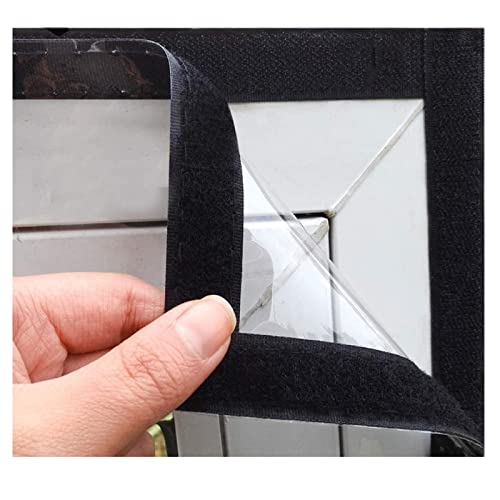 Película aislante transparente lavable para frenar el frío y el viento en ventanas de 2,2x2,4 m