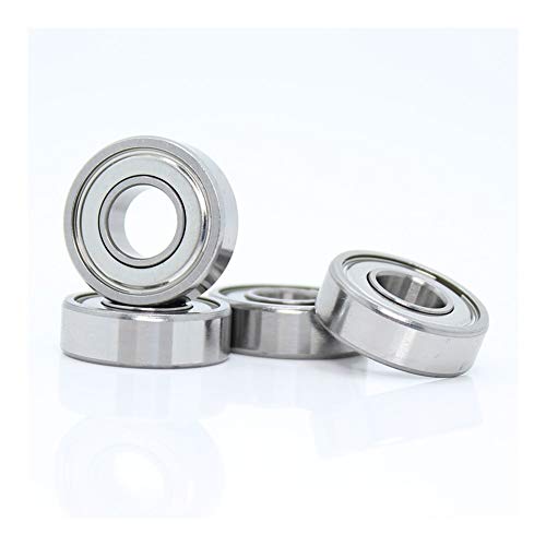 Rodamiento rígido de bolas 698ZZ de 8x19x6mm, ideal para reparación de ventiladores, 10 uds
