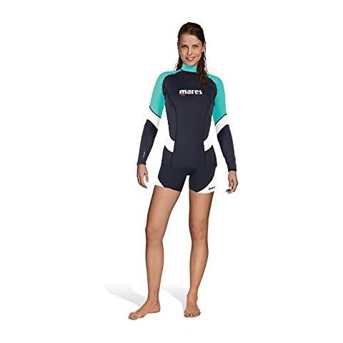 Mares Damen Rash Guard Trilastic Langarm Neoprenanzug M blau Cover