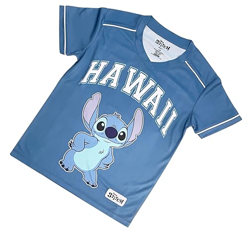 Image of Disney Lilo & Stitch Girls Soccer Jersey Sports Graphic Shirt Soccer Fan Athletic Apparel