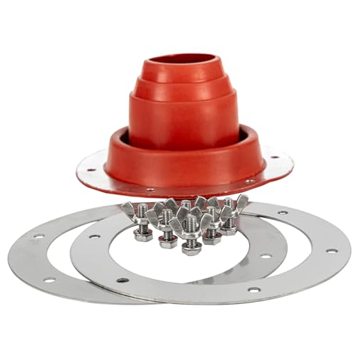 Boot de cheminée en silicone haute température pour conduit de toit