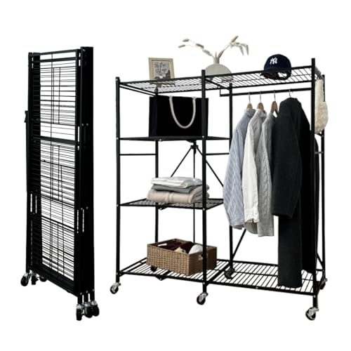 RAKU [h[u ܂ݎ LX^[t e nK[bN It X`[ Trɂ RpNg[  ω׏d200 kg 118×s52×130 cm gȒP (ubN)