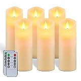 5plots 7'x 2.2' Flickering Flameless Candles...