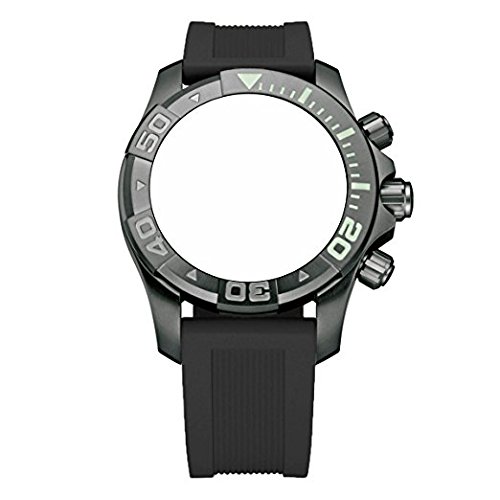 Luminox Mens Orange Rubber Cut-To-Fit Watch Strap
