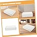 UTHCLO 20pcs White Corrugated Cardboard Small Shipping Boxes Triple-layer Paperboard Mailing Packaging Boxes for Small Business and Industrial Use